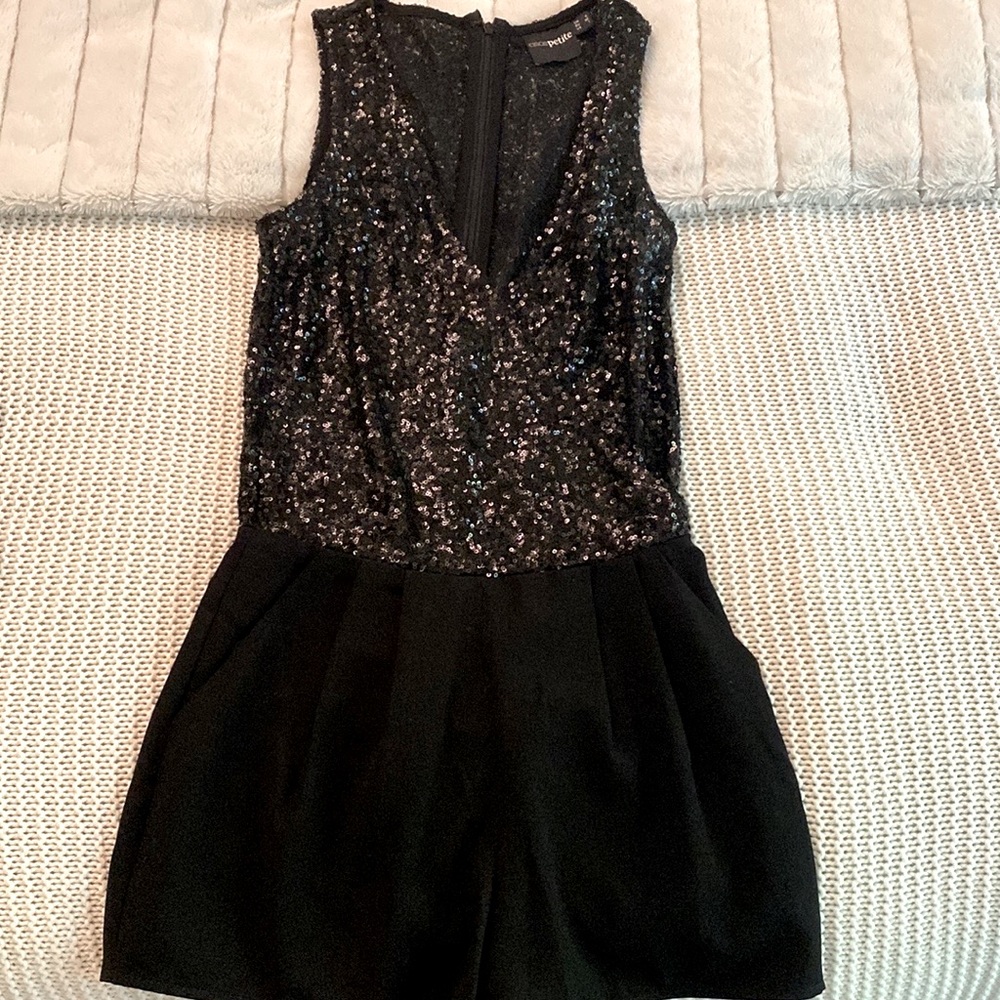 ASOS Black Sequin Romper